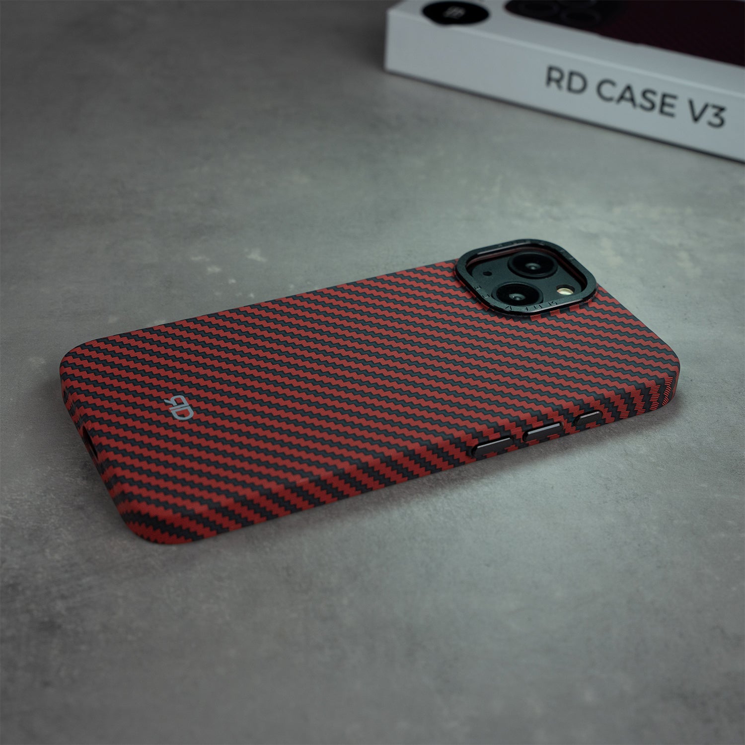 RD Carbonfaser-Hülle V3 (ROT)