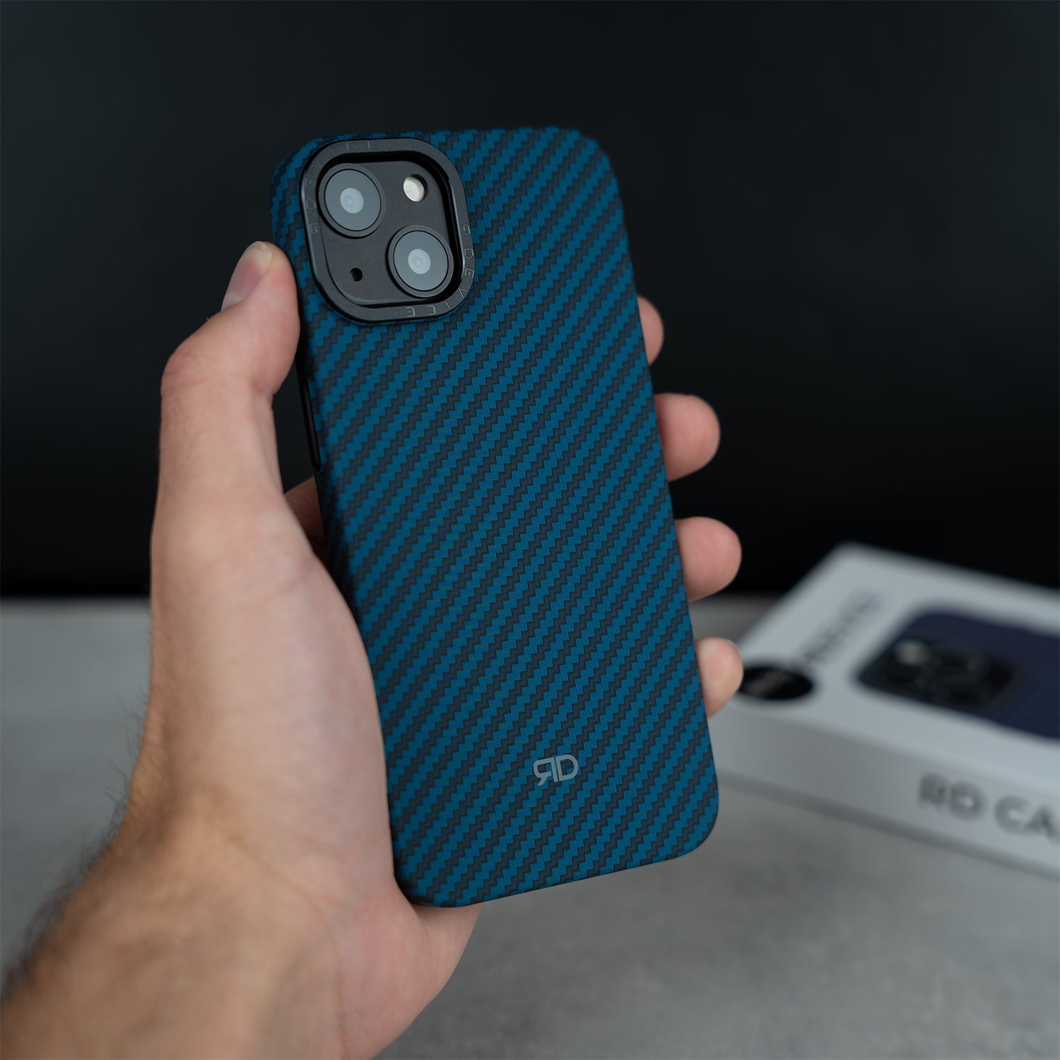 RD Carbonfaser-Hülle V3 (BLAU)