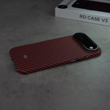 RD Carbonfaser-Hülle V3 (ROT)