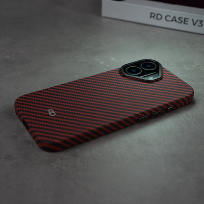 RD Carbonfaser-Hülle V3 (ROT)