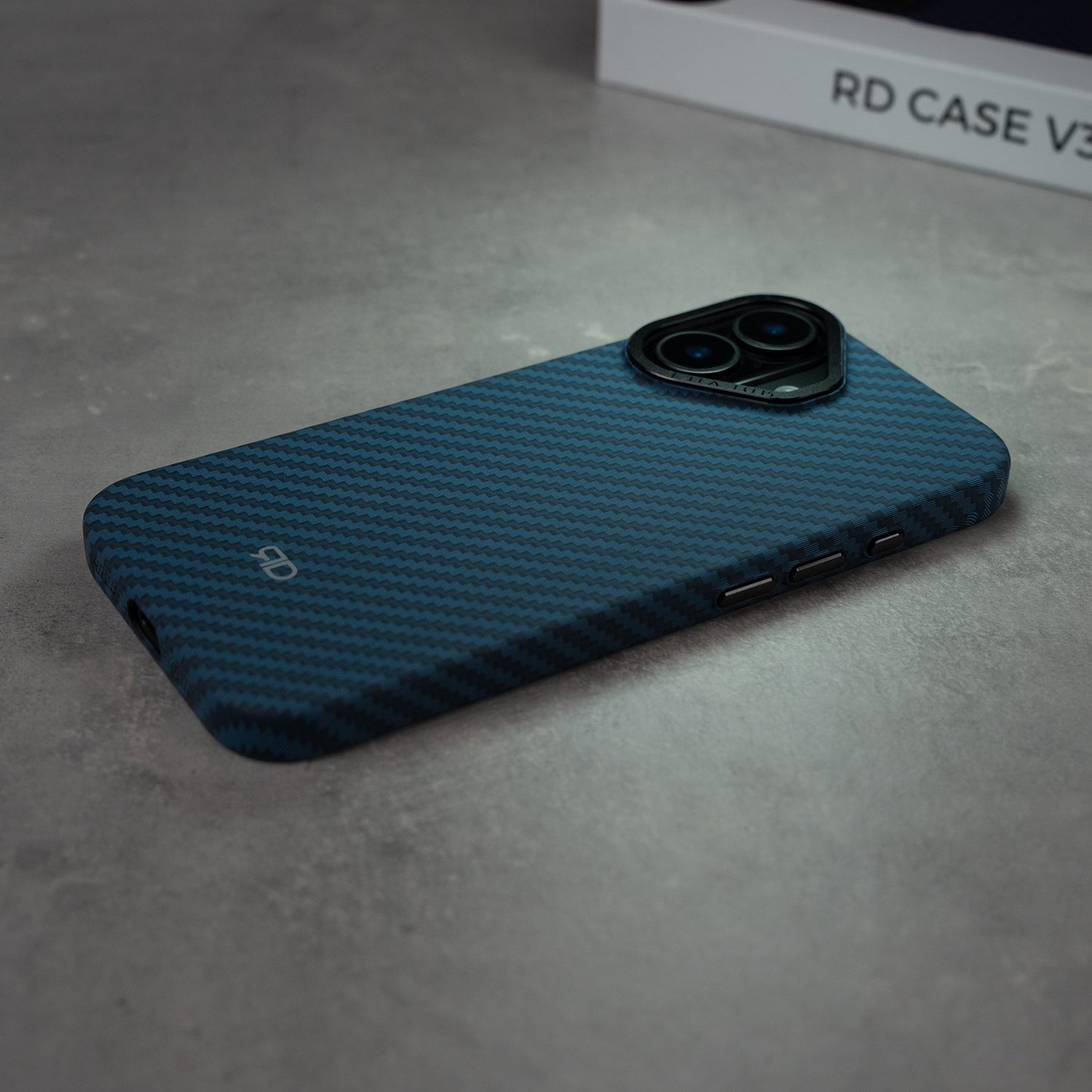 RD Carbonfaser-Hülle V3 (BLAU)