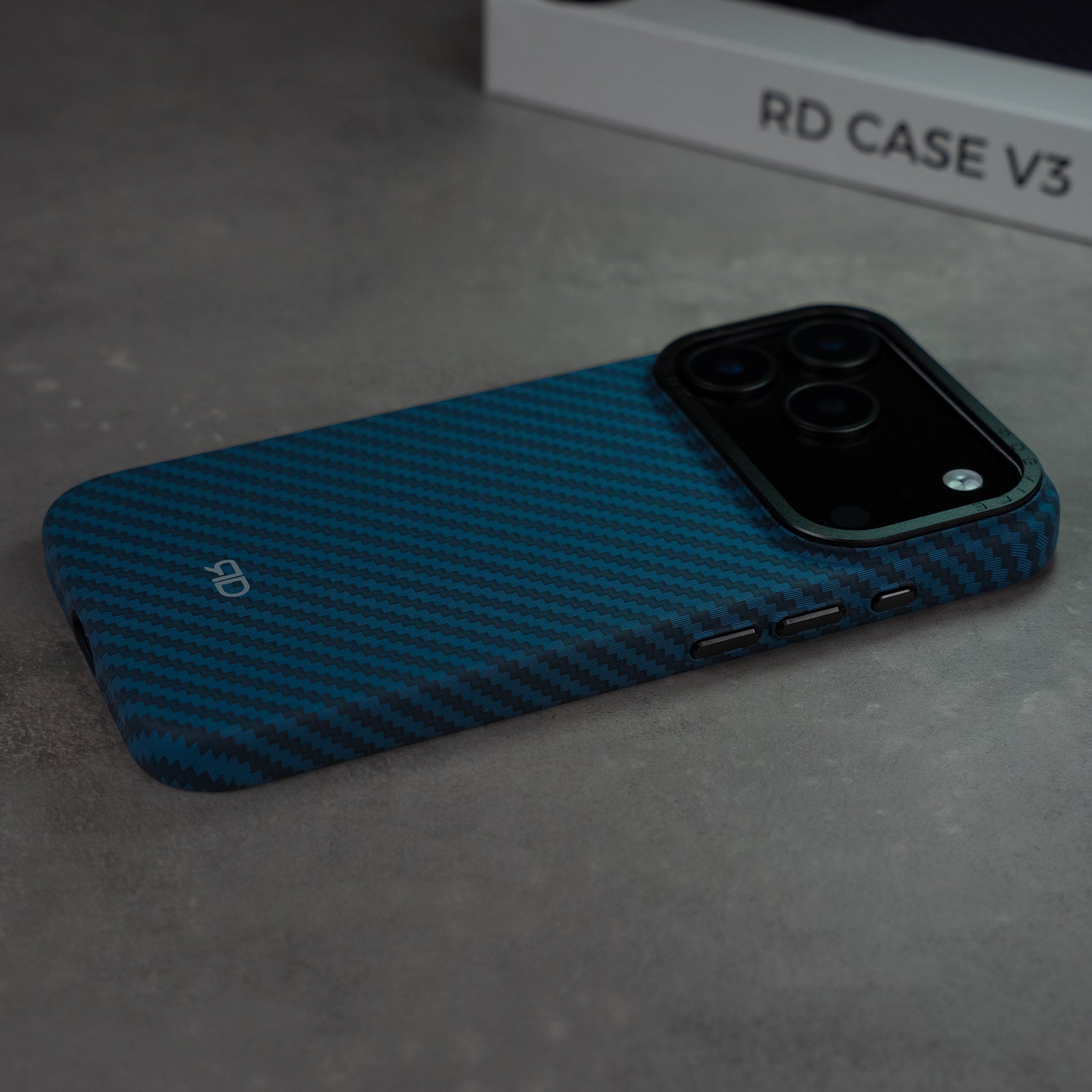 RD Carbonfaser-Hülle V3 (BLAU)