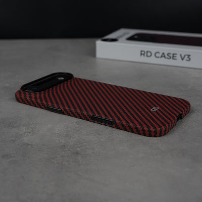 RD Carbonfaser-Hülle V3 (ROT)