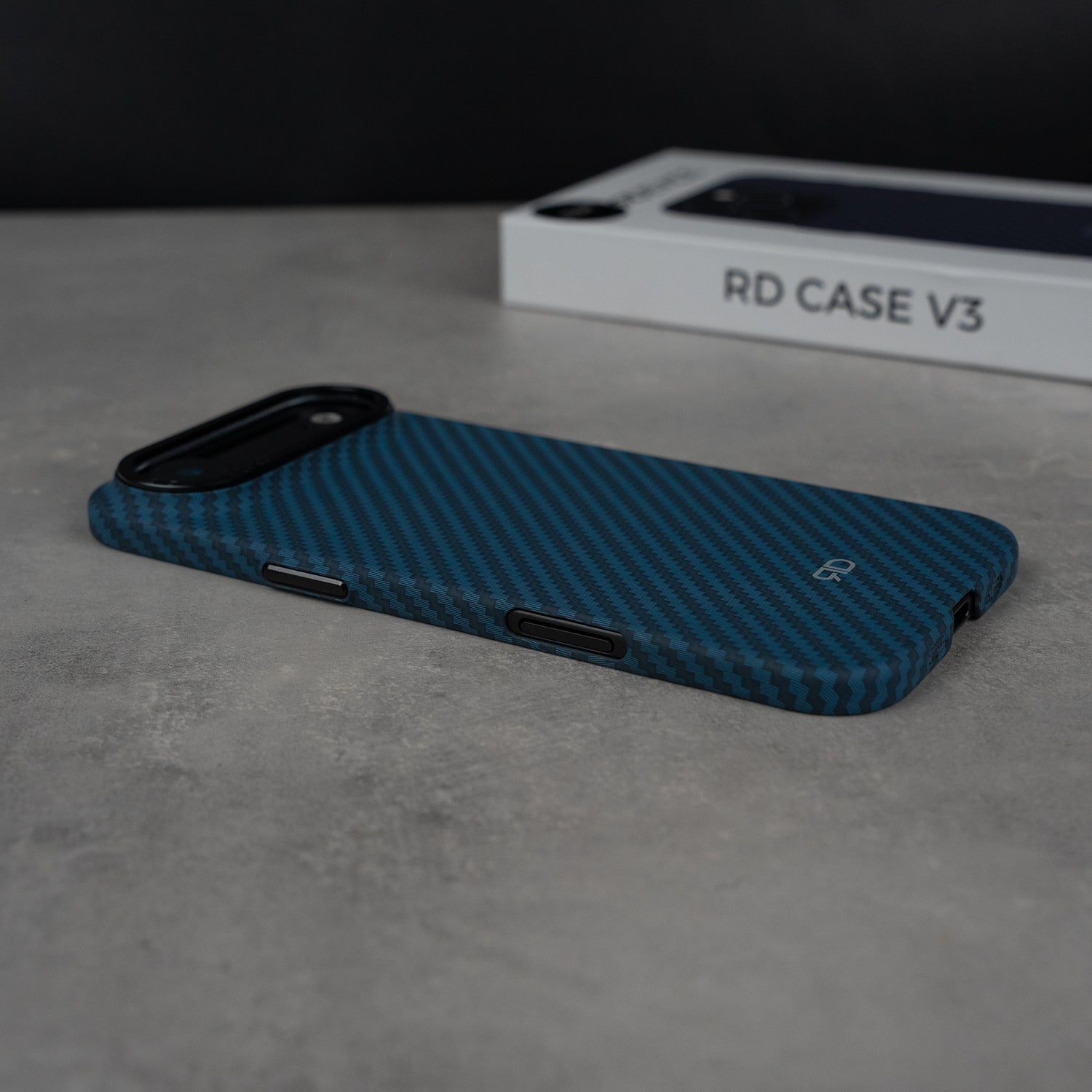 RD Carbonfaser-Hülle V3 (BLAU)