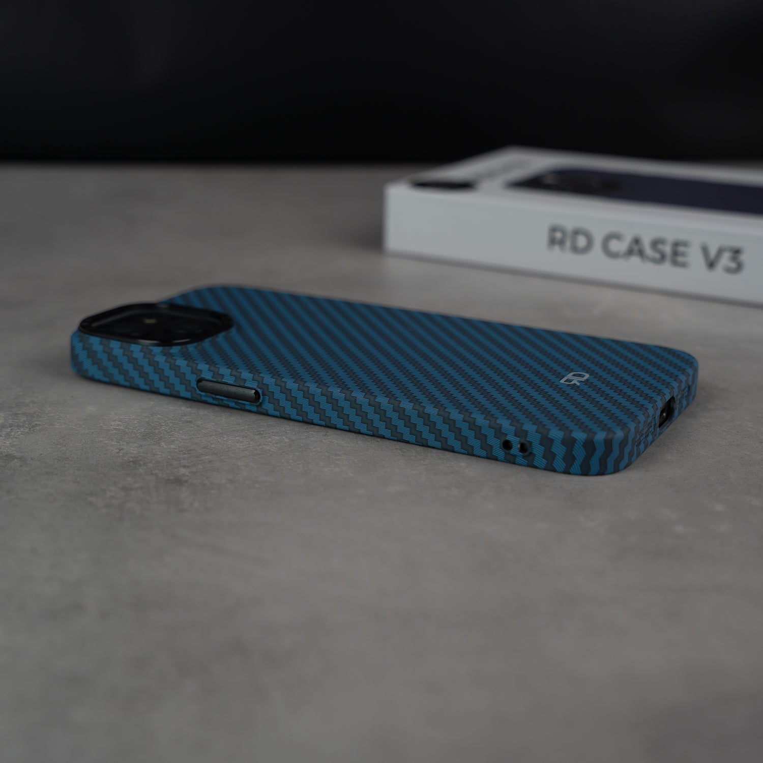 RD Carbonfaser-Hülle V3 (BLAU)