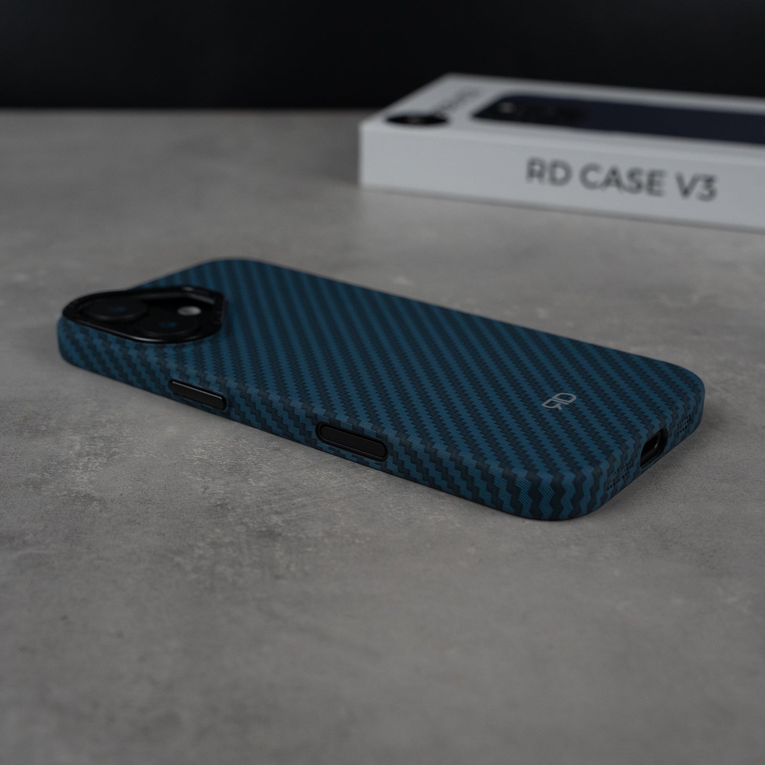 RD Carbonfaser-Hülle V3 (BLAU)