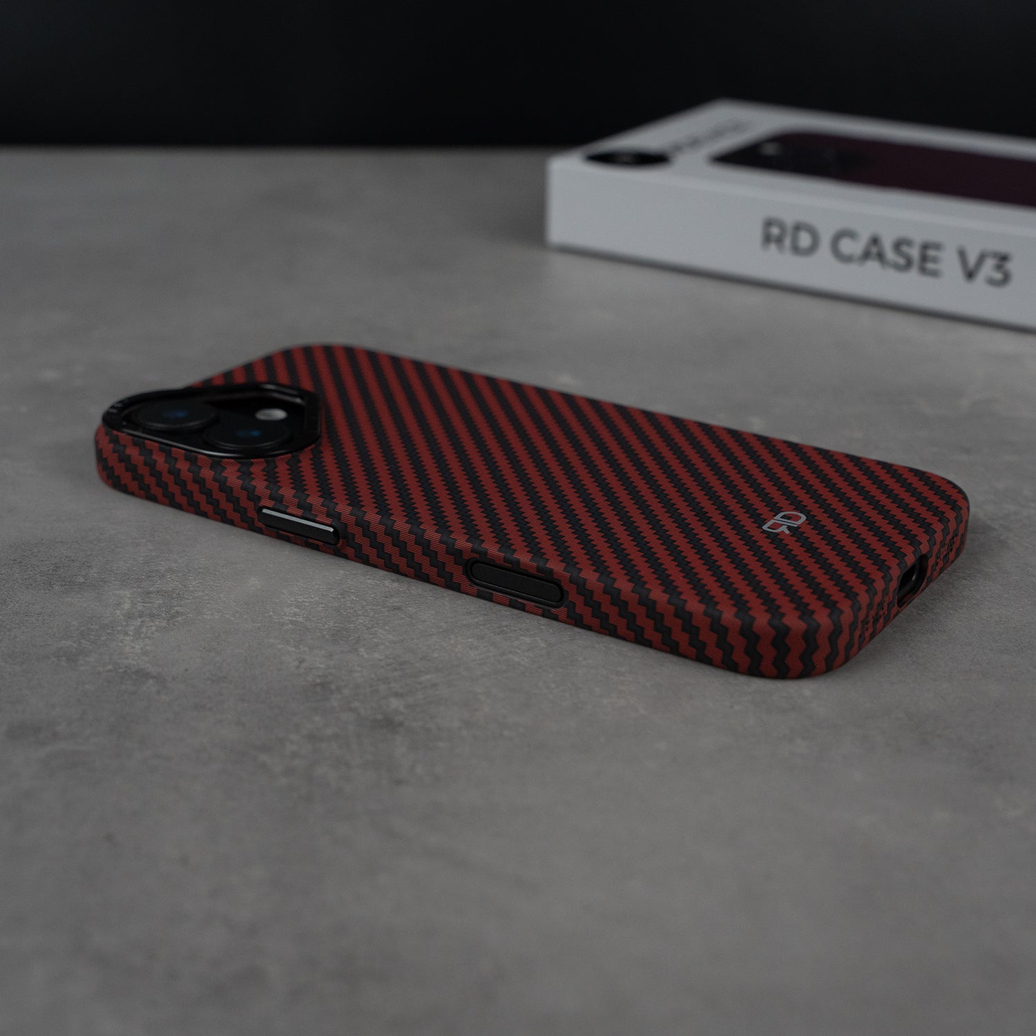 RD Carbonfaser-Hülle V3 (ROT)