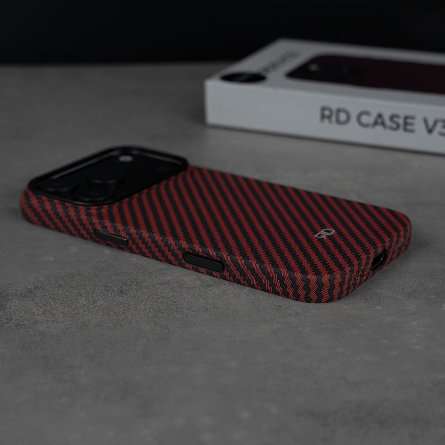 RD Carbonfaser-Hülle V3 (ROT)