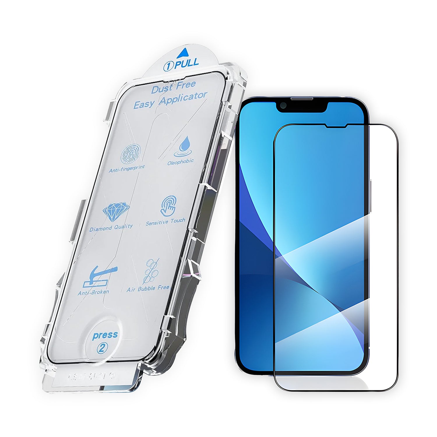 Displayschutzfolie und Applikator