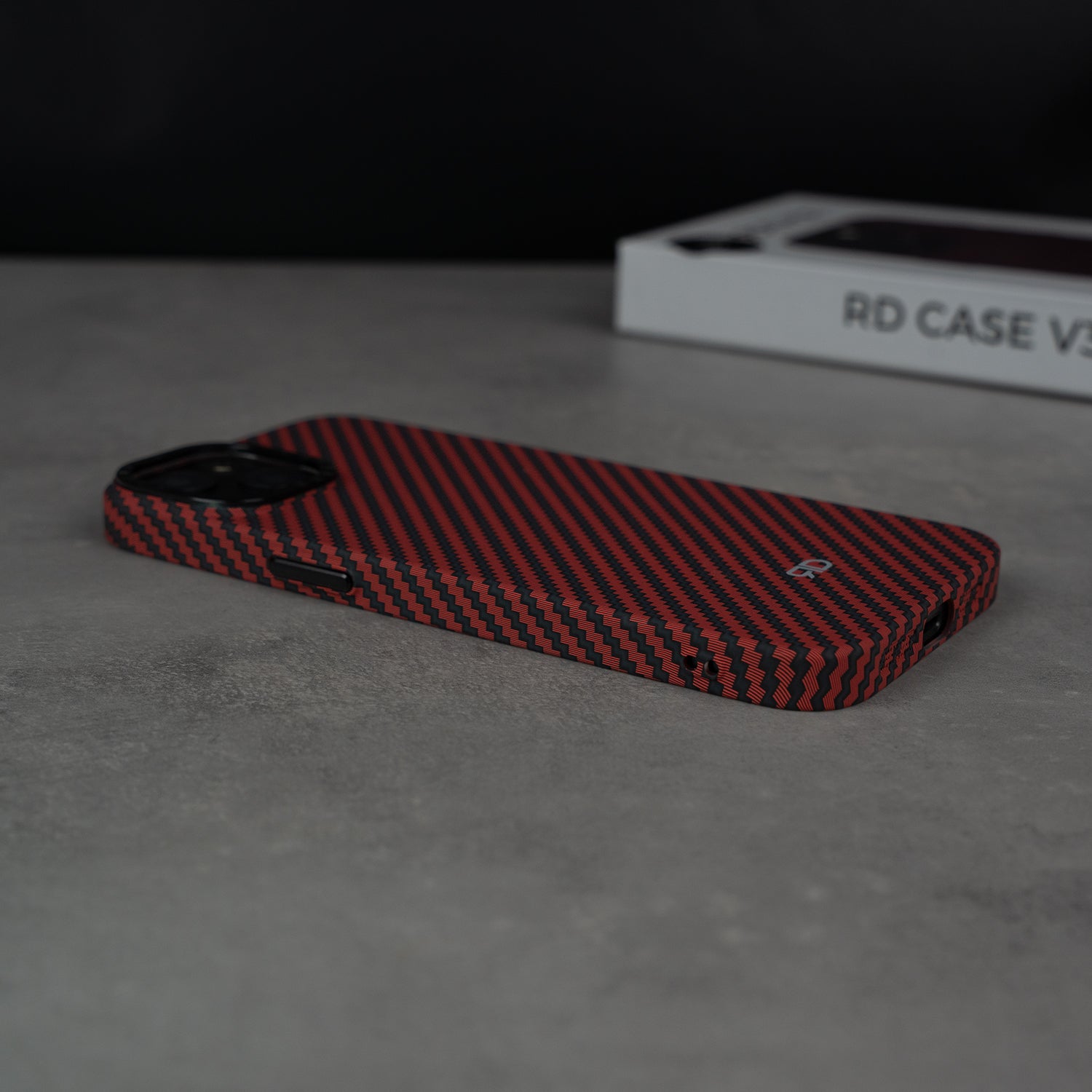 RD Carbonfaser-Hülle V3 (ROT)