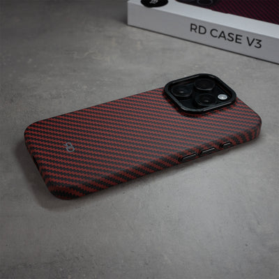 RD Carbonfaser-Hülle V3 (ROT)